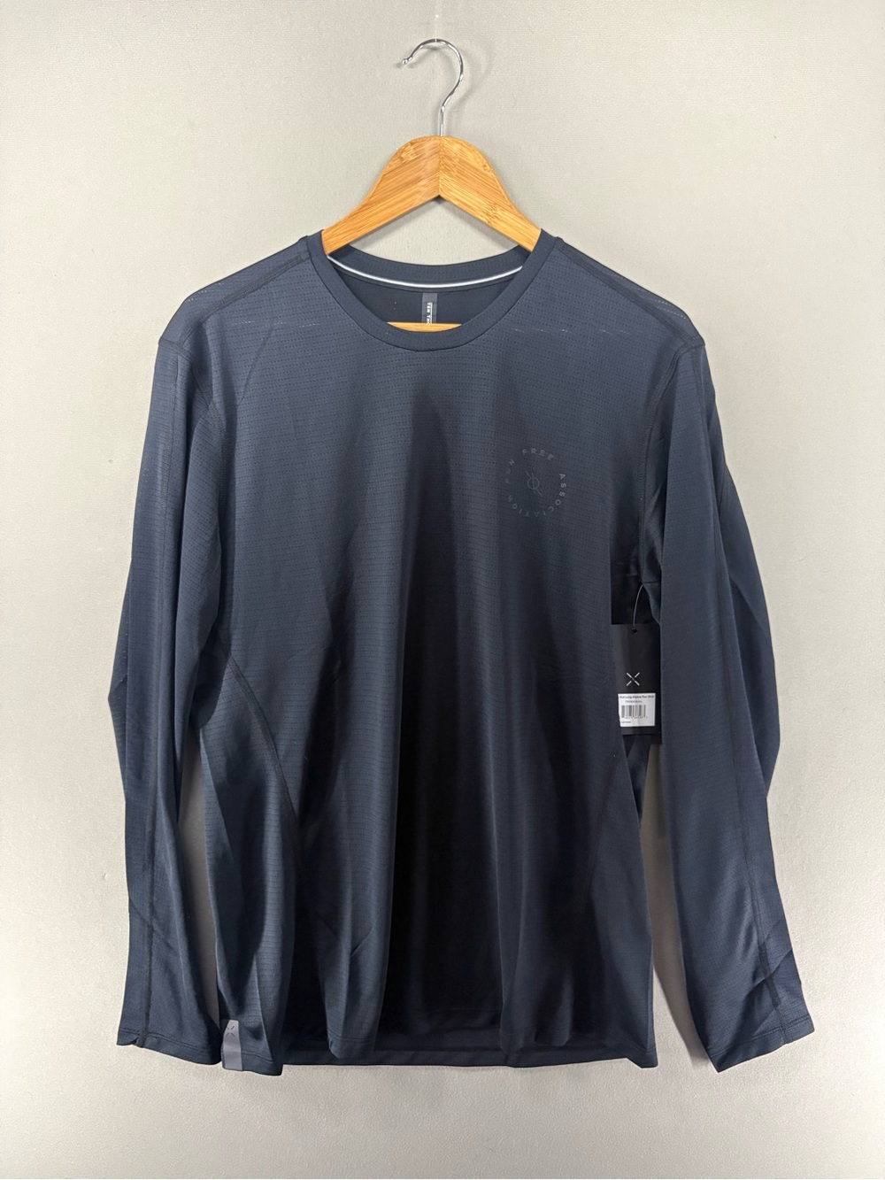 Ten Thousand Rich Roll Long Sleeve Run Shirt Black Size Large Running Training